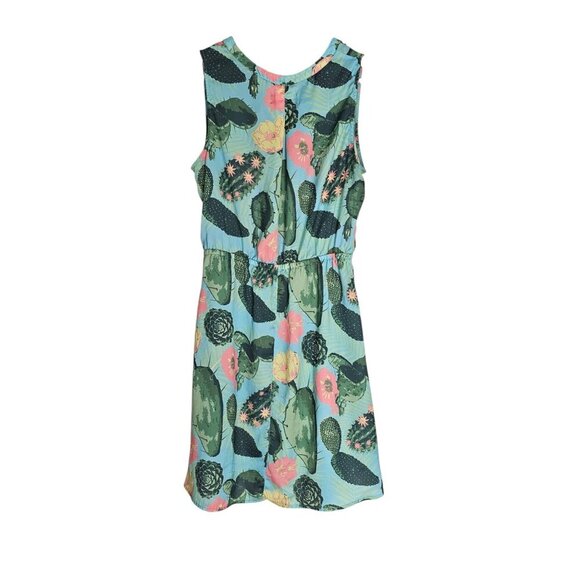 Women's - Betabrand Cactus Print Sleeveless Dress, Size Medium - Picture 8 of 10